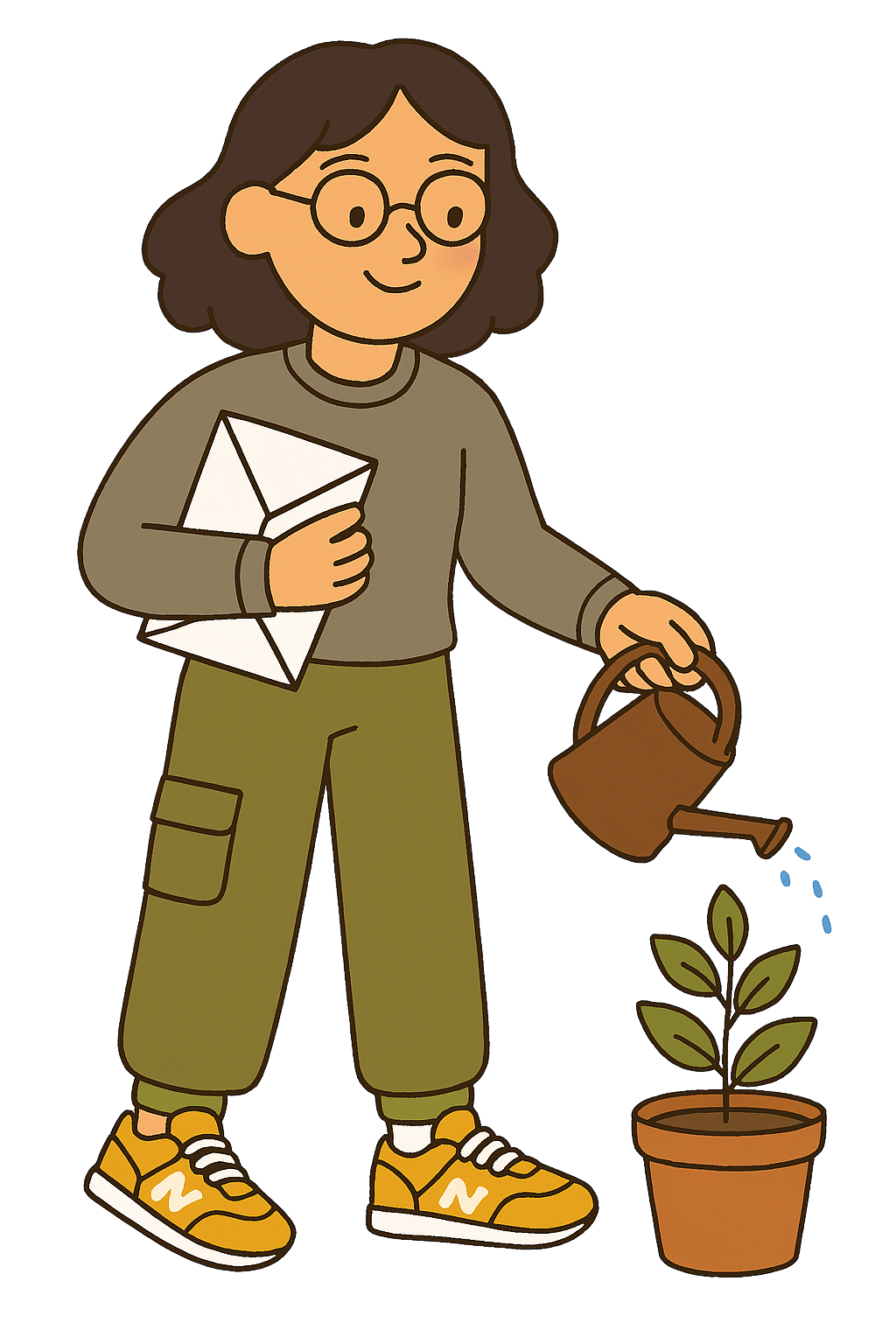 Arrosage des plantes et Relevé du courrier